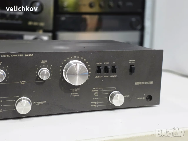 🎙️ Telefunken TA 350 – Немски усилвател с характер! 🇩🇪, снимка 3 - Ресийвъри, усилватели, смесителни пултове - 50889514