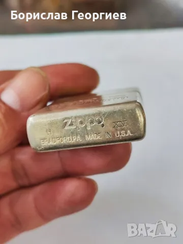 Посребрена запалка zippo 1999 г marlboro, снимка 3 - Колекции - 47301725