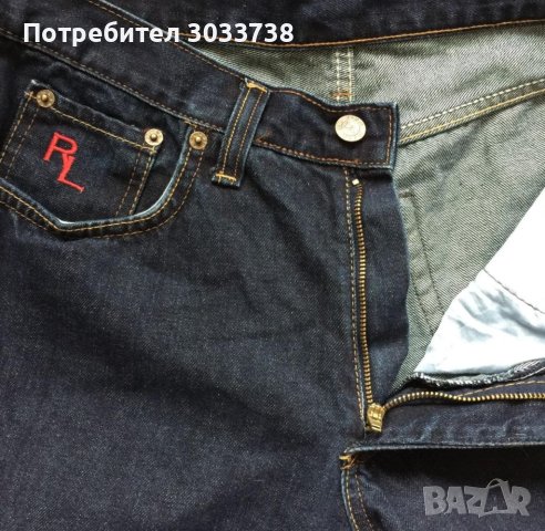 Polo Ralph Lauren мъжки памучни дънки с бродирано лого, снимка 4 - Дънки - 41718176