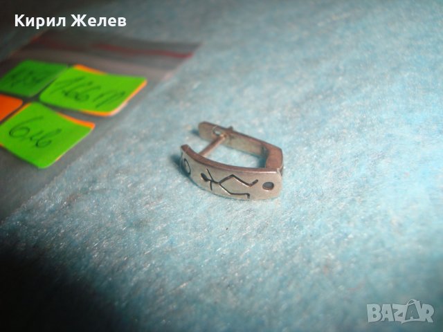 СРЕБЪРНА ОРНАМЕНТИРАНА АНГЛИЙСКА РЕТРО АРТ ОБЕЦА СРЕБРО 925 МАРКОВО БИЖУ 14754, снимка 10 - Обеци - 35817665