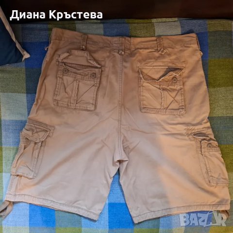 Мъжки 3/4 карго панталон - голям размер, снимка 2 - Къси панталони - 47394952