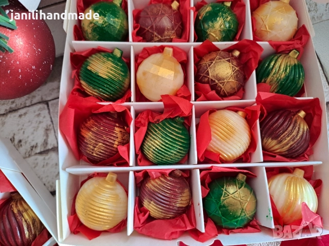 Желирани шоколадови бонбони Коледни, снимка 2 - Коледни подаръци - 52252333