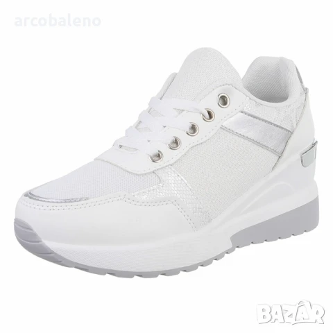 Дамски кецове на танкетка, 3цвята , снимка 2 - Кецове - 48825038