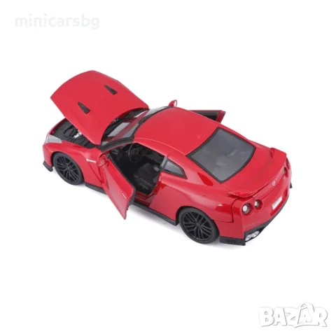 Метални колички Nissan GT-R (R35) 2017 – 1:24, снимка 3 - Колекции - 55983917