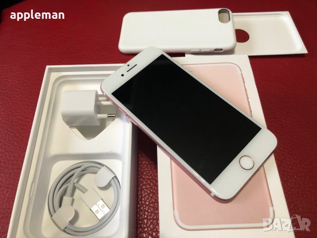 Apple iPhone 7 128Gb Rose Gold Фабрично отключен , снимка 7 - Apple iPhone - 38916324