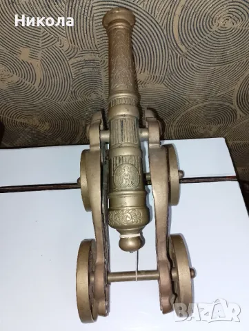 Месингово оръдие-4кг, снимка 11 - Антикварни и старинни предмети - 49115827