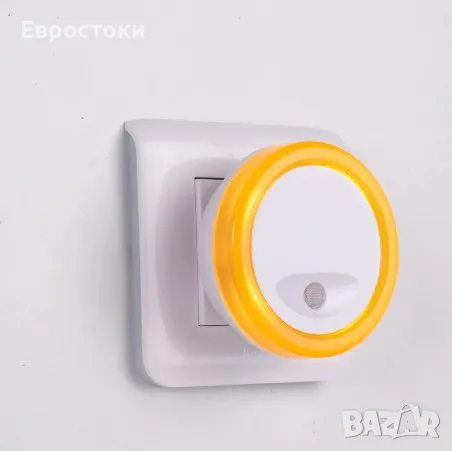 Нощна лампа за контакт SCS Sentinel за детска стая, детска нощна лампа за контакт със сензор за свет, снимка 3 - Детски нощни лампи - 47325147