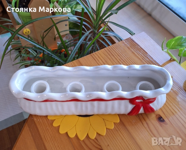 Керамичен свещник-Тайван, снимка 2 - Декорация за дома - 52389771