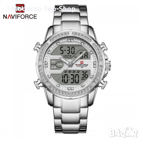 Мъжки часовник NaviForce многофункционален NF9190 SW., снимка 1 - Мъжки - 34793190
