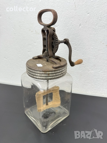 Автентична биялка за масло / мляко. №7550, снимка 4 - Антикварни и старинни предмети - 52220882