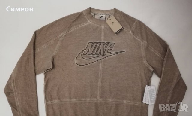 Nike Sportswear Jersey Crewneck оригинално горнище M Найк спорт памук, снимка 2 - Спортни дрехи, екипи - 38624394