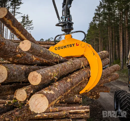 Грайфер Щипка за Трупи Country 0.17 м², 1130мм. (Щипка за Дърва) HARDOX® стомана