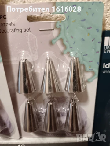 Сладкарски аксесоари,пошове с накрайници,форми за сладки., снимка 2 - Форми - 50671029