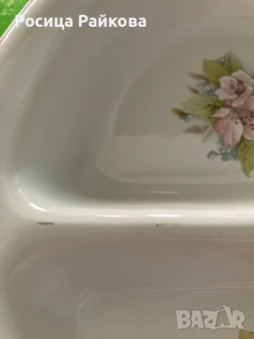 Две порцеланови чинии, снимка 7 - Чинии - 50260945