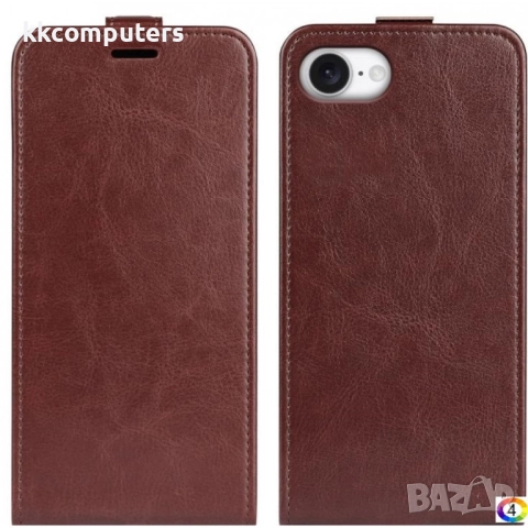 Apple iPhone 16e Flip3 Кожен Калъф и Скрийн Протектор