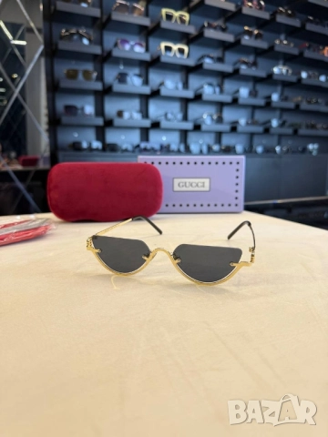 очила с черен обикновен калъф и ув защита gucci , снимка 7 - Слънчеви и диоптрични очила - 51696210