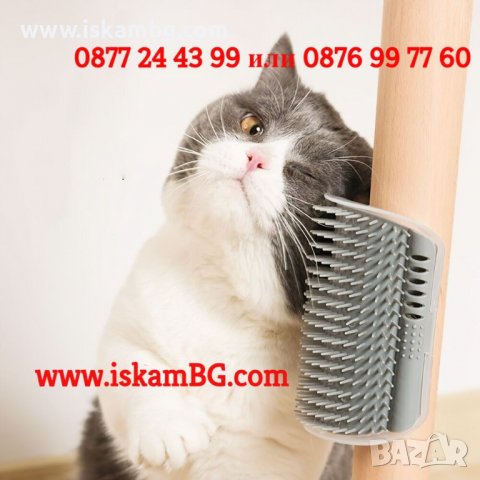 Четка за котки за монтиране на стена/ъгъл с котешка трева - КОД 3831, снимка 11 - За котки - 39525170