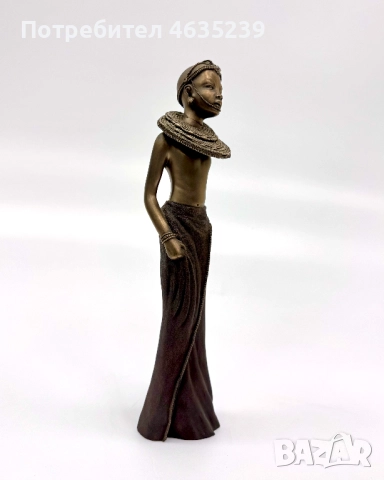 Статуетка масаи, снимка 2 - Статуетки - 52988001