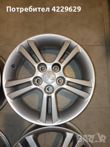 Алуминиеви джанти Mitsubishi 16 цола, снимка 5 - Гуми и джанти - 52865907