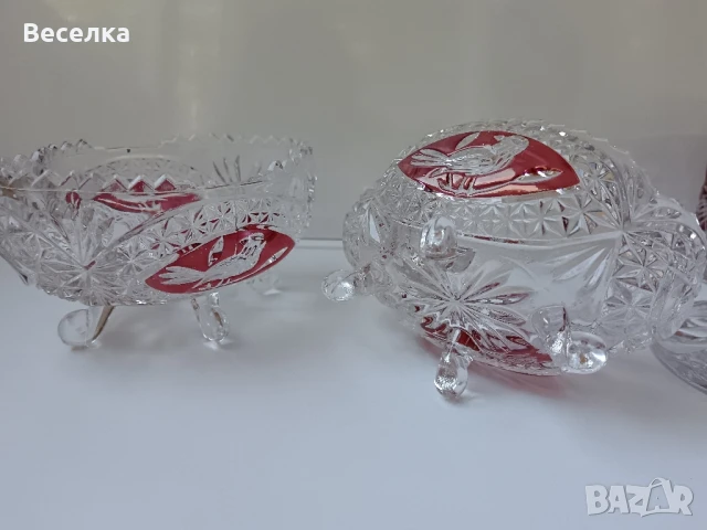 Пълен сервиз за уиски, оловен кристал , снимка 4 - Сервизи - 51223756