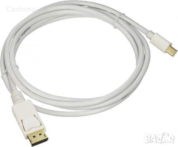 Monoprice Mini DisplayPort към DisplayPort кабел, Full HD 1080p, 4K UltraHD, 3 метра, снимка 2 - Кабели и адаптери - 35982305