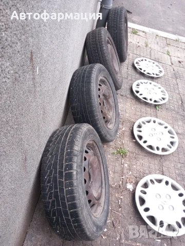 Зимни гуми с джанти от Рено Клио 2001г., снимка 7 - Гуми и джанти - 53125045