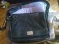 Guess мъжка чанта маркова за през рамо лаптоп естествена кожа -промазан плат 37х27х9см като нова