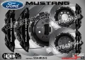 Ford Mustang надписи за капаци на спирачни апарати , снимка 4