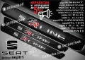 ПРАГОВЕ карбон SEAT FR Line фолио стикери sepfr1, снимка 1