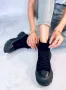 Дамски боти, черни, 37,38 номер, снимка 1