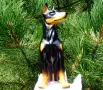 Авторска порцеланова фигура куче Доберман,Royal Präsente. , снимка 2