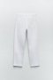 Бял дънков панталон ZARA, снимка 2