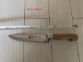 Комплект стоманени касапски ножове 4 части, снимка 6