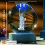 LED Светеща кристална топка/лампа, 3D сензорна - Статуя на свободата, снимка 5