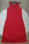 Червена дълга рокля от еластично трико, снимка 1 - Рокли - 41305295