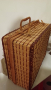 НОВ ! РЪЧНО ПЛЕТЕН  КУФАР  от дърво, снимка 4