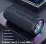 Безжична Bluetooth водоустойчива тонколона ORTIZAN X10 Преносима с LED светлина IPX7, снимка 4