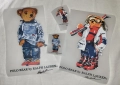RALPH LAUREN POLO BEAR 4бр. стикери за дрехи, снимка 1