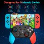 Wireless Pro контролер за Switch/Switch Lite/PC, с турбо функция, двойна вибрация, снимка 4