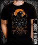 Черна тениска с щампа LA MUERTE EVIL CROW, снимка 1 - Тениски - 41568269