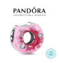 Талисман Пандора сребро проба 925 Pandora Sweet Pink Glaze Donut Charm. Колекция Amélie, снимка 1 - Гривни - 41922113
