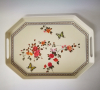 Меламинов поднос с дръжки, осмоъгълна форма с декор / 200960, снимка 3