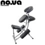 Преносим сгъваем масажен стол от алуминий NO.VA Aero Chair2, Черен