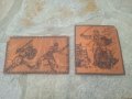 Пирографирана картина -2 броя., снимка 15