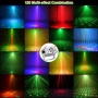 DJ диско светлина USB парти сценични светлини, 120 LED модела, активирани от звук - UV, дистанционно, снимка 11