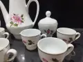 Стар български порцелан чайник заханица латиера чашки за кафе , снимка 3