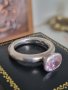 Дамски сребърен пръстен 925 проба с камък  , снимка 1 - Пръстени - 41859856