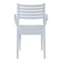 Стол трапезен градински OLIMPIA ARM Бял, снимка 4