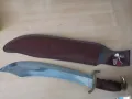 ловен нож с кожена кания, снимка 1