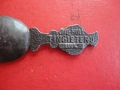 Старинна релефна калаена лъжичка  Холандия 1, снимка 5